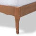 Baxton Studio Marieke Vintage French Inspired Ash Wanut Finished King Size Wood Bed Frame - MG97132-Ash Walnut-King-Frame