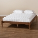 Baxton Studio Marieke Vintage French Inspired Ash Wanut Finished King Size Wood Bed Frame - MG97132-Ash Walnut-King-Frame