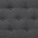 Baxton Studio Arne Mid-Century Modern Dark Grey Fabric Upholstered Walnut Finished Bench - BBT5369-Dark Grey/Walnut-Bench