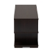 Baxton Studio Arne Modern and Contemporary Dark Brown Finished Wood TV Stand - TV8001-Wenge-TV