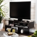 Baxton Studio Arne Modern and Contemporary Dark Brown Finished Wood TV Stand - TV8001-Wenge-TV