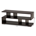 Baxton Studio Arne Modern and Contemporary Dark Brown Finished Wood TV Stand - TV8001-Wenge-TV