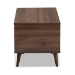 Baxton Studio Linas Mid-Century Modern Walnut Finished Coffee Table - CT8001-Columbia Walnut-CT