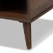 Baxton Studio Linas Mid-Century Modern Walnut Finished Coffee Table - CT8001-Columbia Walnut-CT