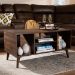 Baxton Studio Linas Mid-Century Modern Walnut Finished Coffee Table - CT8001-Columbia Walnut-CT