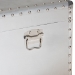 Baxton Studio Serge French Industrial Silver Metal Storage Trunk - JY17B172M-Silver-1PC Ottoman