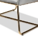 Baxton Studio Sennet Glam and Luxe Grey Velvet Fabric Upholstered Gold Finished Armchair - SF1802-Grey Velvet/Gold-CC