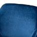 Baxton Studio Germaine Glam and Luxe Navy Blue Velvet Fabric Upholstered Gold Finished 2-Piece Metal Dining Chair Set - DC144-Navy Blue Velvet/Gold-DC