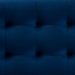 Baxton Studio Roanoke Modern and Contemporary Navy Blue Velvet Fabric Upholstered Grid-Tufted Storage Ottoman Bench - BBT3101-Navy Velvet/Walnut-Otto