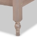 Baxton Studio Laure French Bohemian Antique Oak Finished Wood Full Size Platform Bed Frame - MG0011-Antique Oak-Full