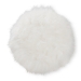 Baxton Studio Leonie Glam and Luxe White Faux Fur Upholstered Gold Finished Metal Ottoman - FJ5A-025-White/Gold-Otto