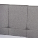 Baxton Studio Netti Light Grey Fabric Upholstered 2-Drawer King Size Platform Storage Bed - Netti-Grey-King