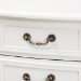 Baxton Studio Gabrielle Traditional French Country Provincial White-Finished 3-Drawer Wood End Table - ETASW-04-White-ET