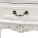 Baxton Studio Gabrielle Traditional French Country Provincial White-Finished 2-Drawer Wood End Table - ETASW-06-White-ET
