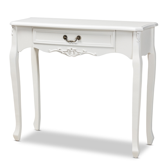 Whole Console Table, French White Console Table With Drawers