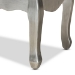 Baxton Studio Leonie Modern Transitional French Brushed Silver Finished Wood and Mirrored Glass 2-Drawer End Table - JY18A035-Silver-ET