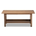 Baxton Studio Reese Traditional Transitional Walnut Brown Finished Rectangular Wood Coffee Table - SW5208-Walnut-M17-CT