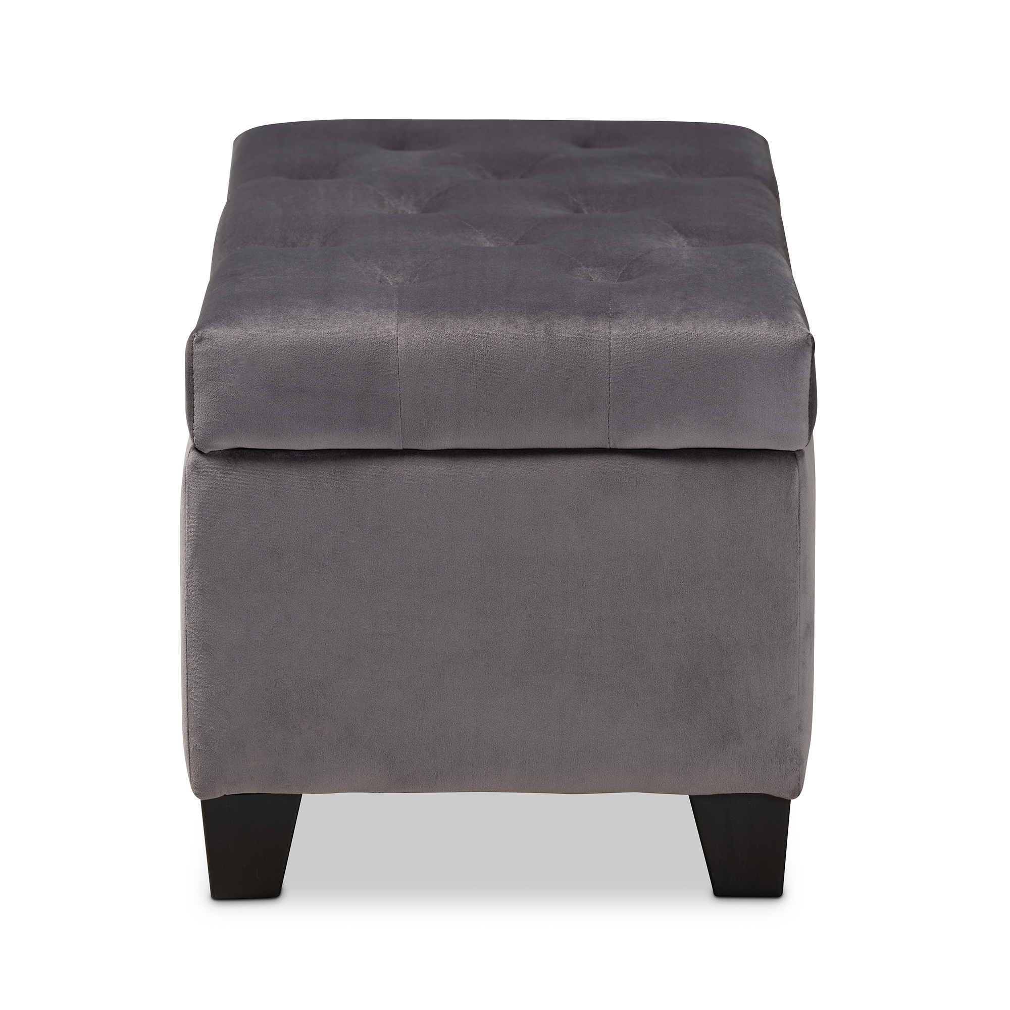 Michaela Modern Button-Tufted Velvet Fabric Upholstery 35 ...