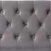 Baxton Studio Valere Glam and Luxe Grey Velvet Fabric Upholstered Gold Finished Button Tufted Storage Ottoman - WS-H68-GD-Grey Velvet/Gold-Otto
