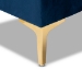 Baxton Studio Valere Glam and Luxe Navy Blue Velvet Fabric Upholstered Gold Finished Button Tufted Storage Ottoman - WS-H68-GD-Navy Blue Velvet/Gold-Otto