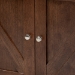 Baxton Studio Carrie Transitional Farmhouse Walnut Brown Finished Wood Wine Storage Cabinet - RT677-OCC-Walnut-Cabinet