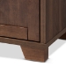 Baxton Studio Carrie Transitional Farmhouse Walnut Brown Finished Wood Wine Storage Cabinet - RT677-OCC-Walnut-Cabinet