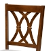 Baxton Studio Augustine Modern and Contemporary Grey Fabric Upholstered and Walnut Brown Finished Wood 7-Piece Dining Set - RH316C-Grey/Walnut-7PC Dining Set