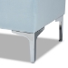 Baxton Studio Mabel Modern and Contemporary Transitional Light Blue Velvet Fabric Upholstered Silver Finished Storage Ottoman - WS-20093-Light Blue Velvet/Silver-Otto