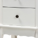Baxton Studio Sophia Classic and Traditional French White Finished Wood 2-Drawer End Table - HL7A-A110-2 DW ET