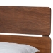 Baxton Studio Anthony Modern and Contemporary Walnut Brown Finished Wood King Size Panel Bed - MG0024-Walnut-King