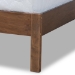 Baxton Studio Anthony Modern and Contemporary Walnut Brown Finished Wood King Size Panel Bed - MG0024-Walnut-King