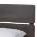 Baxton Studio Anthony Modern and Contemporary Dark Grey Oak Finished Wood Queen Size Panel Bed - MG0024-Green Gray-Queen
