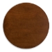 Baxton Studio Philip Mid-Century Modern Transitional Light Beige Fabric Upholstered and Walnut Brown Finished Wood 5-Piece Dining Set - Parlin/Hexa-Latte/Walnut-5PC Dining Set