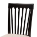 Baxton Studio Lore Modern and Contemporary Sand Fabric Upholstered and Dark Brown Finished Wood 7-Piece Dining Set - Lore-Sand/Dark Brown-7PC Dining Set