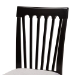 Baxton Studio Lore Modern and Contemporary Grey Fabric Upholstered and Dark Brown Finished Wood 7-Piece Dining Set - Lore-Grey/Dark Brown-7PC Dining Set