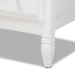 Baxton Studio Naomi Classic and Transitional White Finished Wood 4-Drawer Bedroom Chest - MG0038-White-4DW-Chest