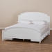 Baxton Studio Elise Classic and Traditional Transitional White Finished Wood Full Size Storage Platform Bed - MG0038-White-Full