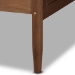 Baxton Studio Alya Classic Traditional Farmhouse Walnut Brown Finished Wood Twin Size Daybed - MG0016-1-Walnut-Daybed