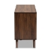 Baxton Studio Naoki Modern and Contemporary Two-Tone Grey and Walnut Finished Wood 6-Drawer Bedroom Dresser - LV15COD15231-Columbia/Dark Grey-6DW-Dresser