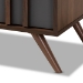 Baxton Studio Naoki Modern and Contemporary Two-Tone Grey and Walnut Finished Wood 6-Drawer Bedroom Dresser - LV15COD15231-Columbia/Dark Grey-6DW-Dresser