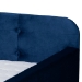Baxton Studio Jona Modern and Contemporary Transitional Navy Blue Velvet Fabric Upholstered and Button Tufted Full Size Daybed with Trundle - CF9183-Navy Blue-Daybed-F/T