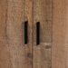 Baxton Studio Cyrille Modern and Contemporary Farmhouse Rustic Finished Wood 2-Door Shoe Cabinet - ID-SC001-Yosemile Oak-Shoe Rack