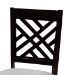 Baxton Studio Lilly Modern and Contemporary Grey Fabric Upholstered and Dark Brown Finished Wood 5-Piece Dining Set - Lilly-Grey/Dark Brown-5PC Dining Set
