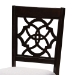 Baxton Studio Eliza Modern and Contemporary Grey Fabric Upholstered and Walnut Brown Finished Wood 5-Piece Dining Set - Eliza-Grey/Dark Brown-5PC Dining Set