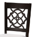 Baxton Studio Alma Modern and Contemporary Grey Fabric Upholstered and Dark Brown Finished Wood 5-Piece Dining Set - Alma-Grey/Dark Brown-5PC Dining Set