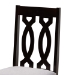 Baxton Studio Anise Modern and Contemporary Grey Fabric Upholstered and Dark Brown Finished Wood 5-Piece Dining Set - Anise-Grey/Dark Brown-5PC Dining Set