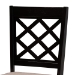 Baxton Studio Verner Modern and Contemporary Sand Fabric Upholstered Dark Brown Finished 7-Piece Wood Dining Set - RH330C-Sand/Dark Brown-7PC Dining Set