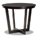 Baxton Studio Irma Modern and Contemporary Dark Brown Faux Leather Upholstered and Dark Brown Finished Wood 5-Piece Dining Set - Irma-Dark Brown-5PC Dining Set