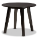 Baxton Studio Torin Modern and Contemporary Dark Brown Faux Leather Upholstered and Dark Brown Finished Wood 5-Piece Dining Set - Torin-Dark Brown-5PC Dining Set