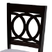 Baxton Studio Bennett Modern and Contemporary Grey Fabric Upholstered and Dark Brown Finished Wood 6-Piece Dining Set - RH315C-Grey/Dark Brown-6PC Dining Set